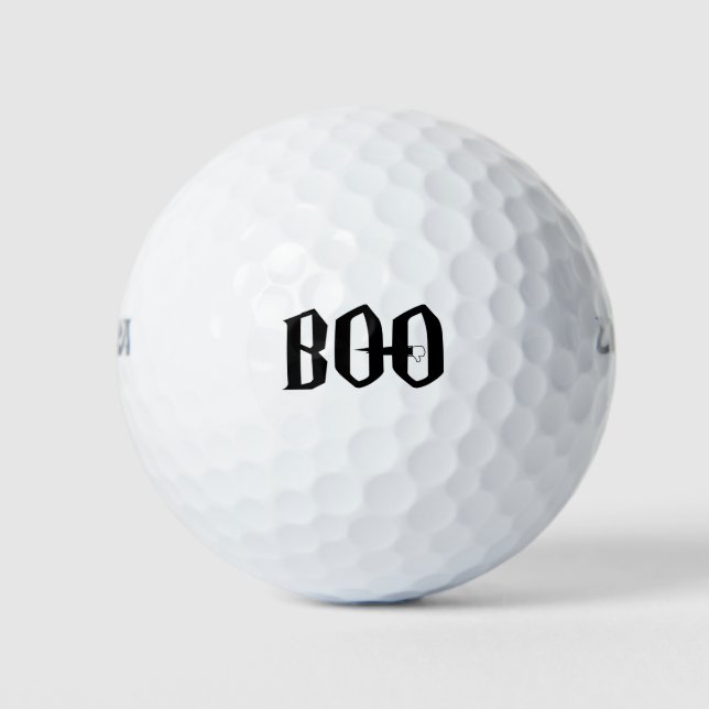 Boo Thumbs Down Harry Potter Golf Balls (Front)