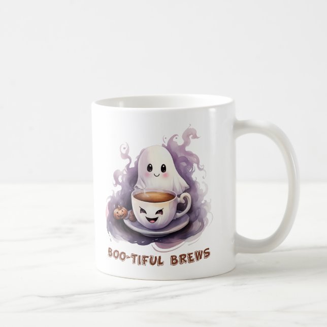 Boo-tiful Brews 11 oz. Coffee Mug (Right)