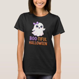Boo-tiful Halloween Cute Ghost T-Shirt
