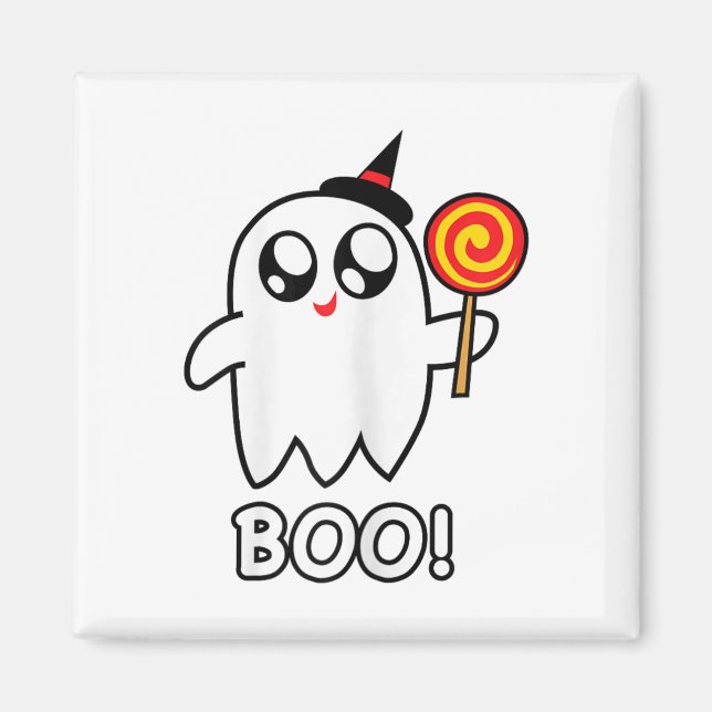 Boo-tiful Halloween Ghost  Magnet (Front)
