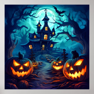Boo-tiful Halloween Night Poster