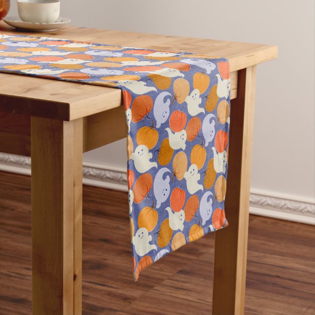 Boo-tiful Halloween Retro Long Table Runner (In Situ)
