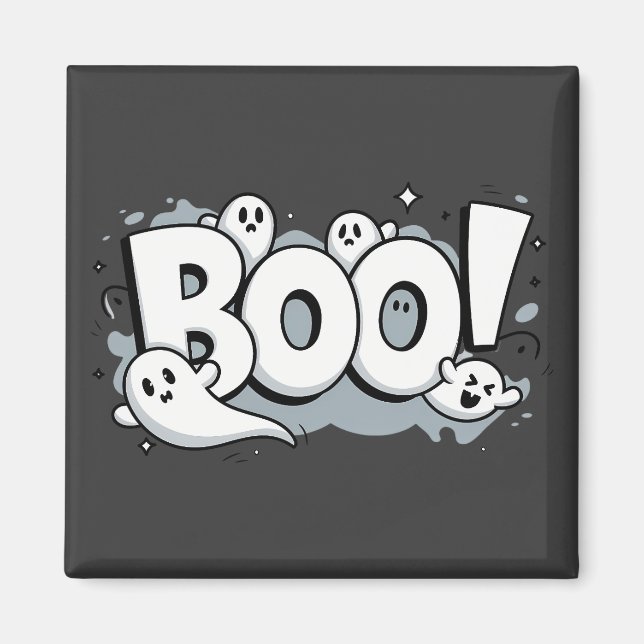 Boo-tiful Halloween Surprise Magnet (Front)