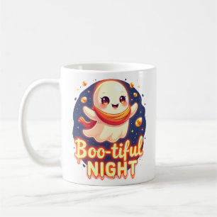 Boo-tiful Night Cute Halloween Ghost Mug