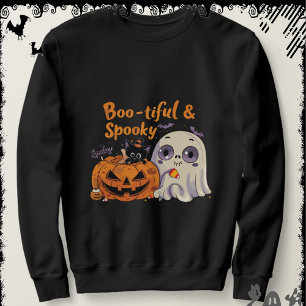 Boo-tiful & Spooky ExDesigner Halloween Sweatshirt