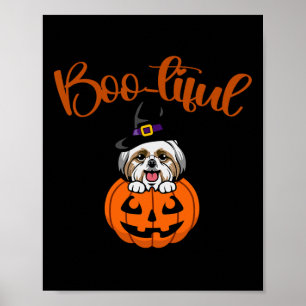 Boo-tiful Spooky Ghost Costume Halloween Matching  Poster