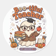 Boo-tiful Teacher Halloween Shirt Cute Ghost Teach