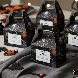 Boo-tifully Tangled Black Cats and Yarn Halloween Favour Box