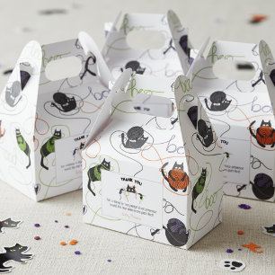 Boo-tifully Tangled Black Cats and Yarn Halloween Favour Box