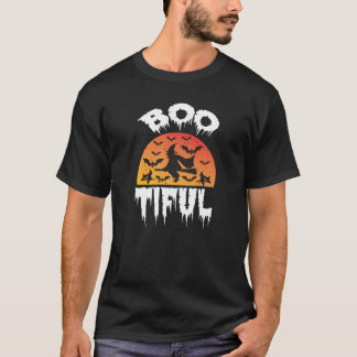boo tifuul halloween day witch T-Shirt