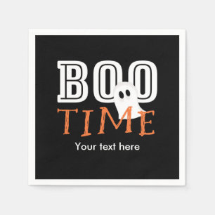 BOO TIME Halloween Ghost Party Napkins