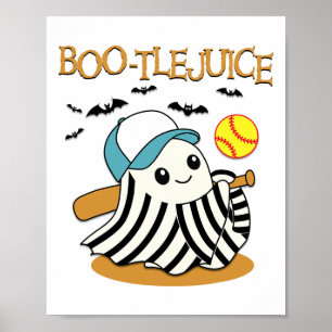 Boo-tlejuice Ghost Playing Softll Mom Girls Hallow Poster
