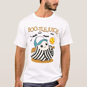 Boo-tlejuice Ghost Playing Softll Mom Girls Hallow T-Shirt