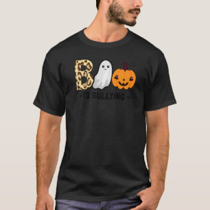 Boo To Bullying Ghost Pumpkin Orange Anti Bully Un T-Shirt