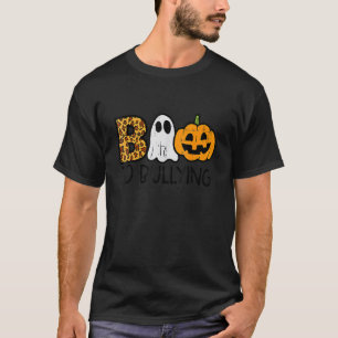 Boo To Bullying Ghost Pumpkin Orange Anti Bully Un T-Shirt
