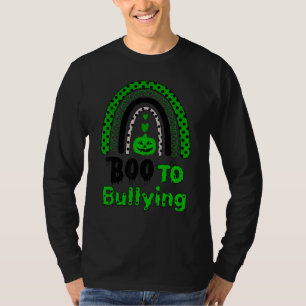 Boo To Bullying Halloween Be Kind Rainbow T-Shirt