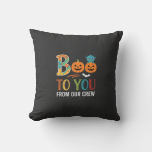 Boo To You Halloween Crew Design_1 Cushion