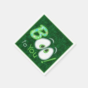 "Boo To You" Halloween Napkin