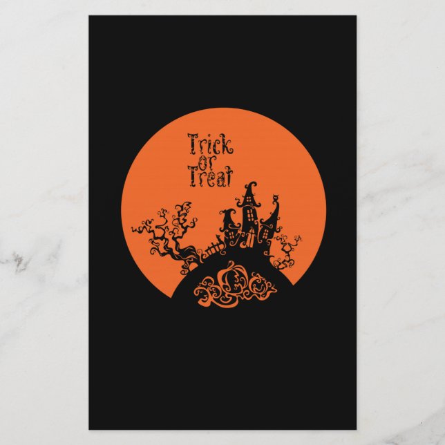 Boo Trick or Treat design Flyer (Front)