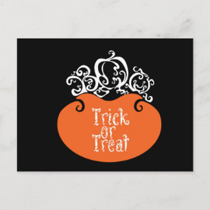 Boo Trick or Treat design Postcard