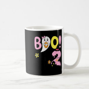 Boo Two 2nd Birthday Girls-Funny Halloween Ghost Coffee Mug