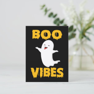 Boo Vibes - Funny Halloween 2022 Postcard
