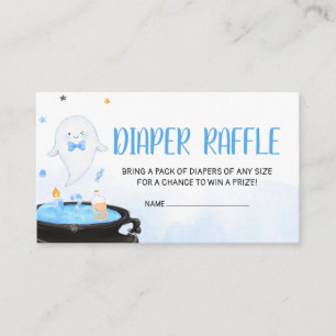 Boo-y Halloween Baby Shower Diaper Raffle Enclosure Card