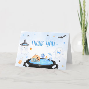 Boo-y Halloween Baby Shower Thank You Card