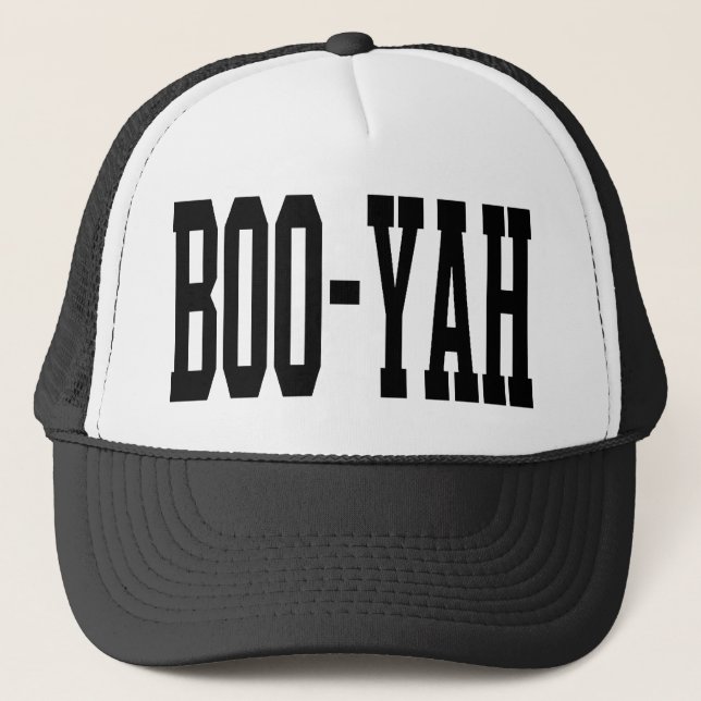 boo-yah 1.0 trucker hat (Front)
