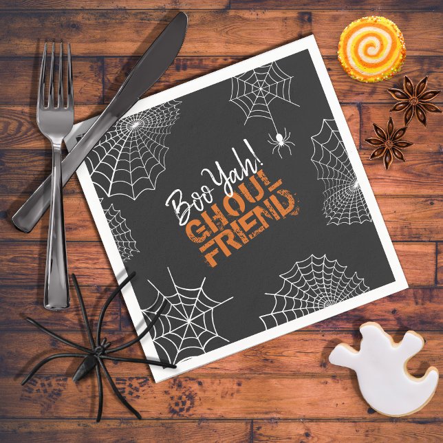 Boo Yah Ghoul Friend Halloween ID684 Napkin (Creator Uploaded)