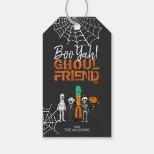 Boo Yah Ghoul Friend Halloween Monsters ID684 Gift Tags