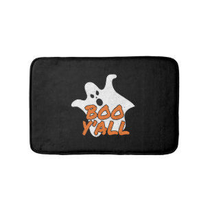 Boo Yall Cute Womens Vintage Halloween Party Bath Mat