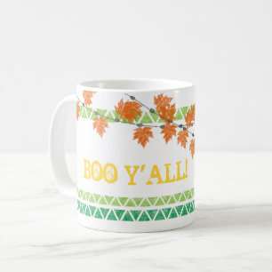 BOO Y'ALL Fall Fest Family Friendly Halloween Fun Coffee Mug