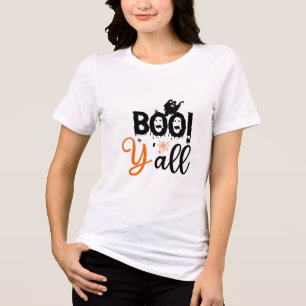 BOO Y'all,halloween horror nights. Tri-Blend Shirt