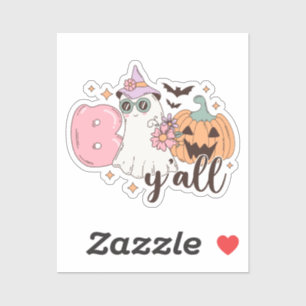 Boo y'all Retro Groovy Halloween