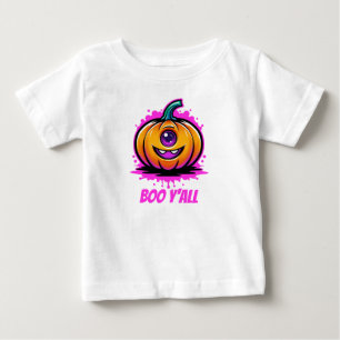 Boo Y'All, spooky adorable Halloween design Baby T-Shirt