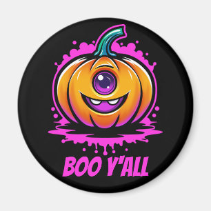 Boo Y'All, spooky adorable Halloween design Magnet