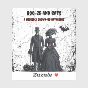 Boo-ze and Bats Gothic Adult Halloween Party