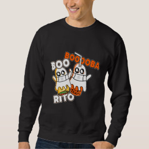 Booba Boo rito Kawai Boba Tea Burrito inside Hallo Sweatshirt