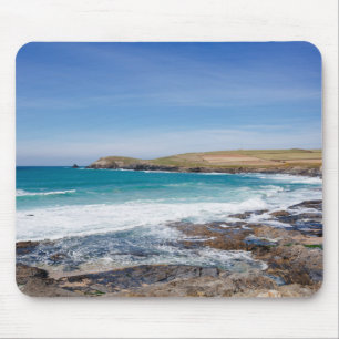 Boobys Bay Beach England Mouse Pad