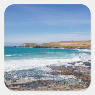 Boobys Bay Beach England Square Sticker