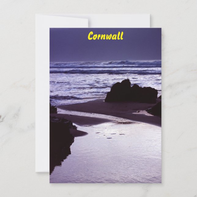 Boobys Bay, Cornwall Card (Front)