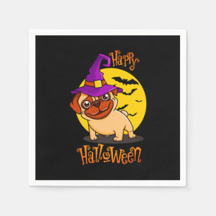 BooF -Bruno the Witchy French Bulldog Napkin