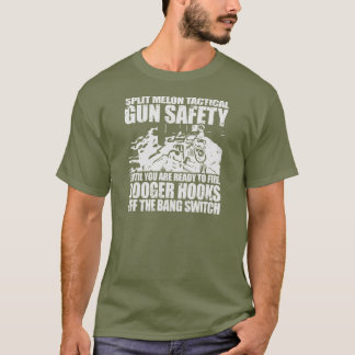 Booger Hooks Off the Bang Switch - L. Grey Graphic T-Shirt