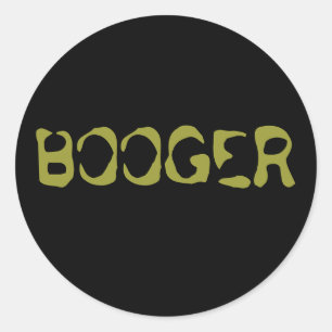 Booger Sticker