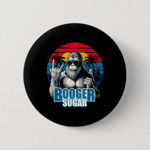 Booger Sugar Sasquatch Funny Gorilla Bigfoot 6 Cm Round Badge