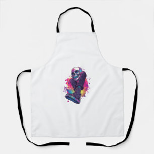 Boogie Bones � Funny 70s Disco Skull Apron