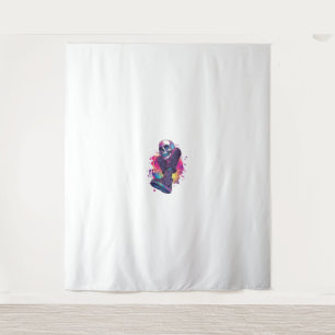 Boogie Bones – Funny 70s Disco Skull Tapestry