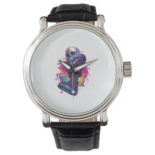 Boogie Bones – Funny 70s Disco Skull Watch