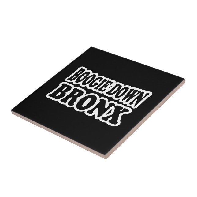 Boogie Down Bronx, NYC Ceramic Tile (Side)